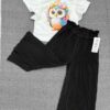 Set Aniella alb-negru