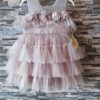 Rochie Lorena roz pudra